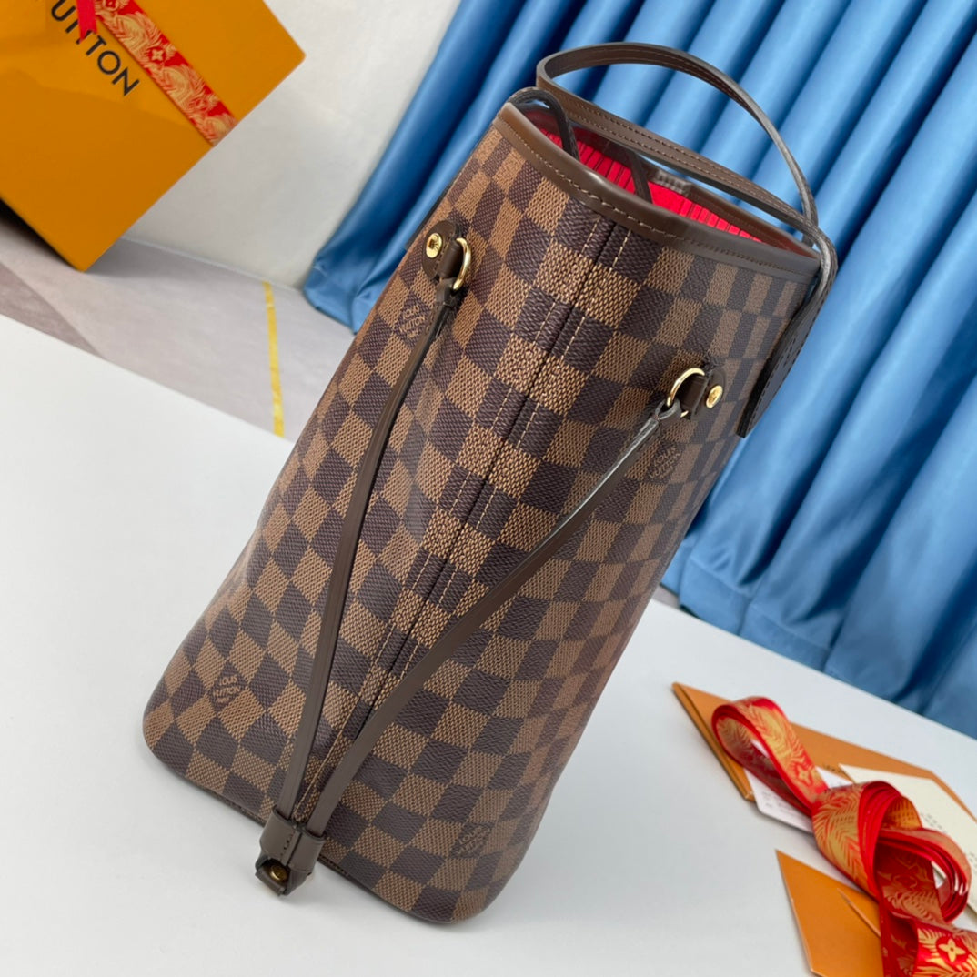 NEVERFULL MM 32 BROWN RED DAMIER AZUR mysite