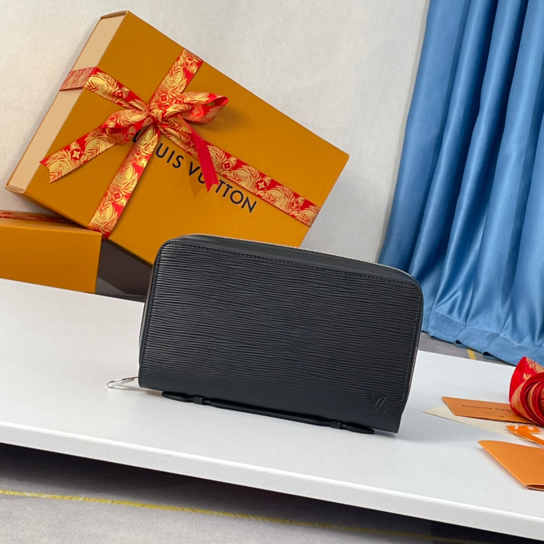 LV M61698 Zippy XL Wallet Black Damier Infini Leather 221562 mysite