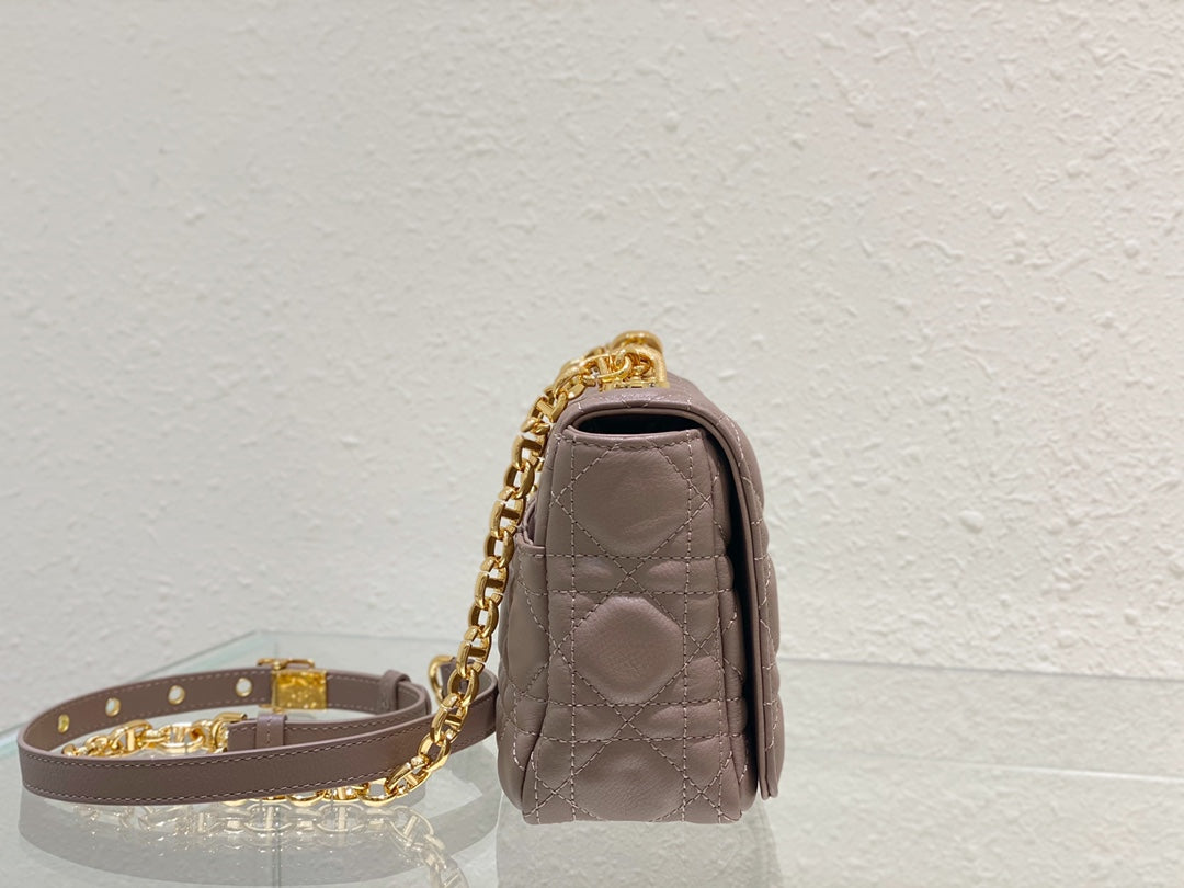 SMALL CARO BAG 20 WARM TAUPE CALFSKIN mysite