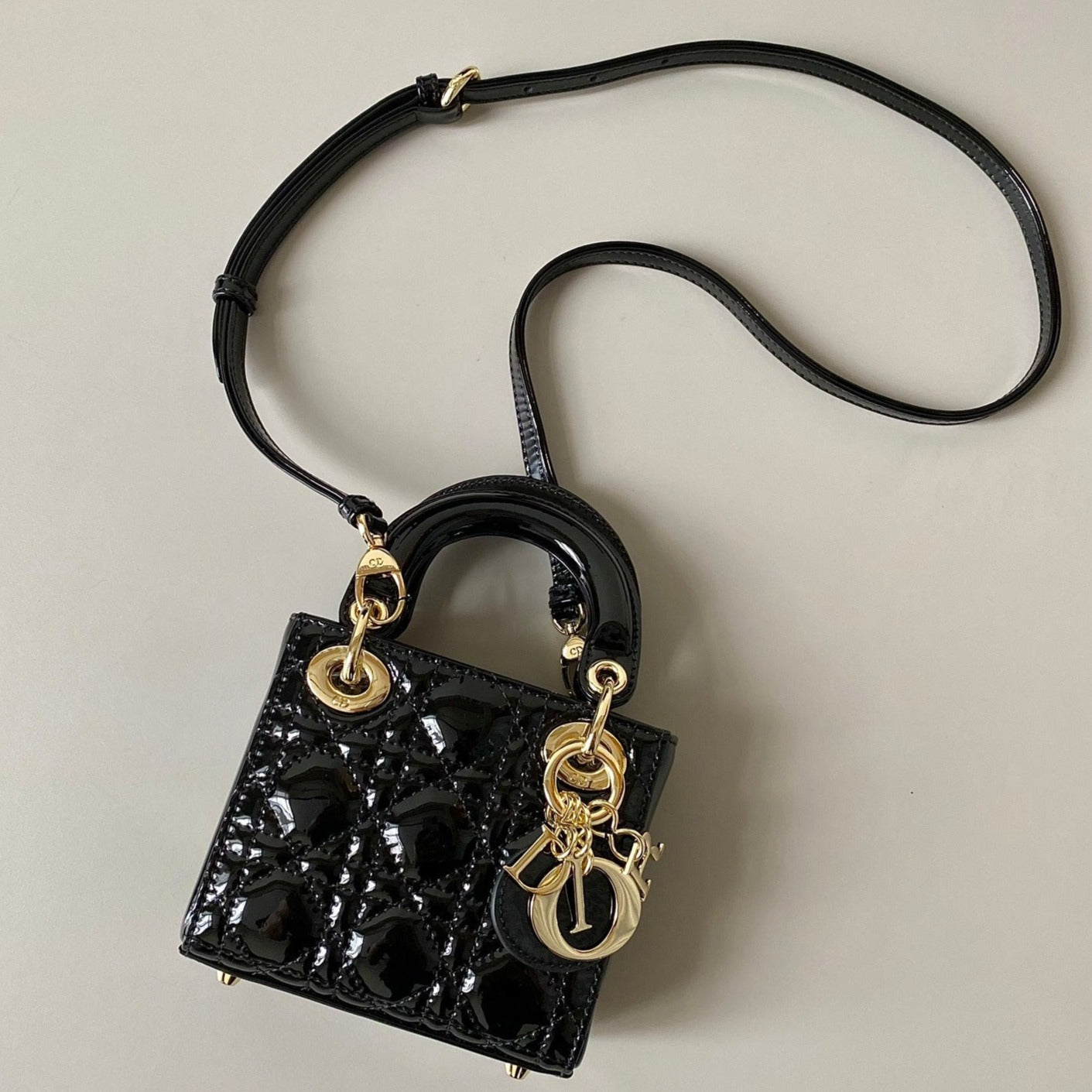 micro lady 12 black patent caslfskin mysite