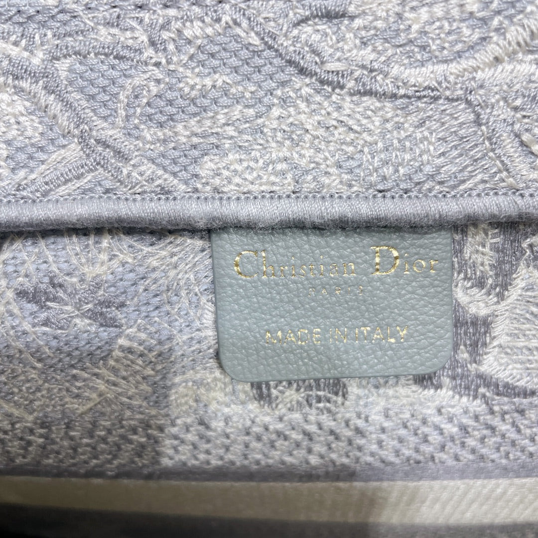 Small CD Book Tote 26.5cm Gradient Blue Embroidered Tiger mysite