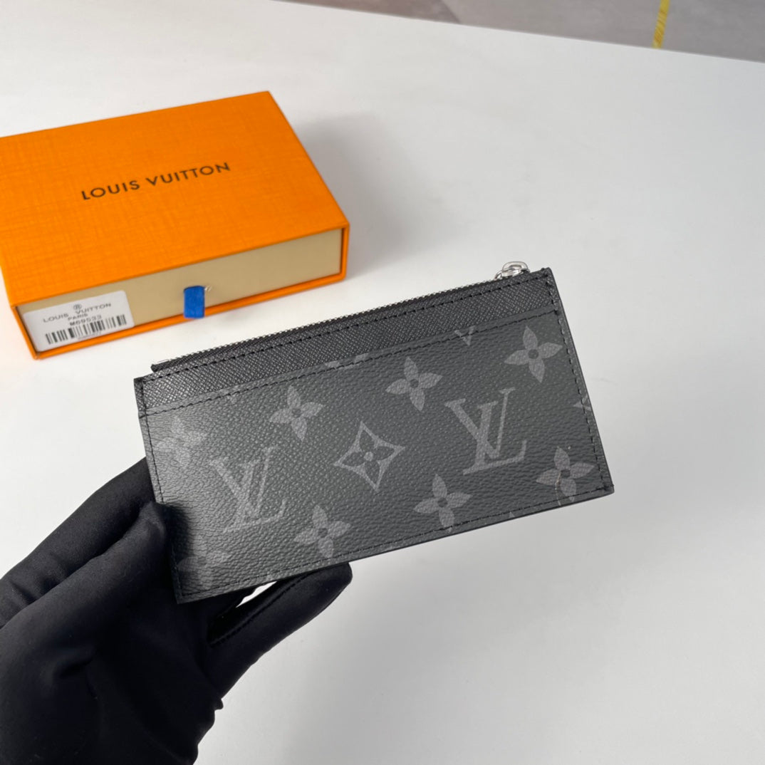 LV M69533 Coin Card Holder Grey Black Monogram Canvas 221510 mysite