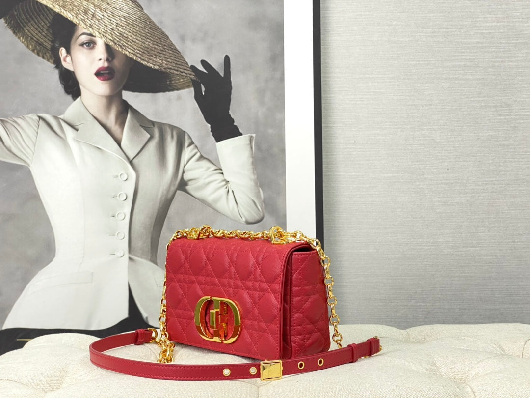 SMALL CARO BAG 20 RED CALFSKIN mysite