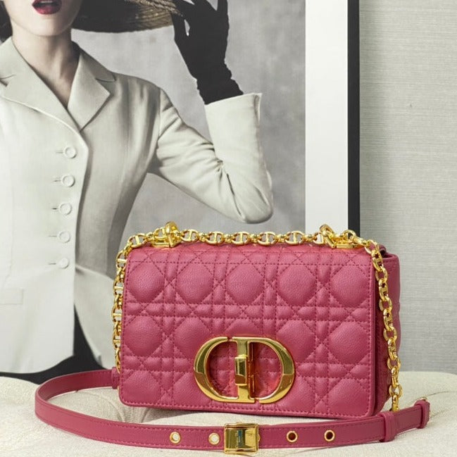 SMALL CARO BAG 20 DARK PINK CALFSKIN mysite