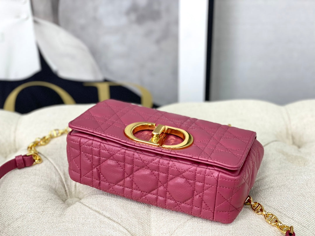 SMALL CARO BAG 20 DARK PINK CALFSKIN mysite