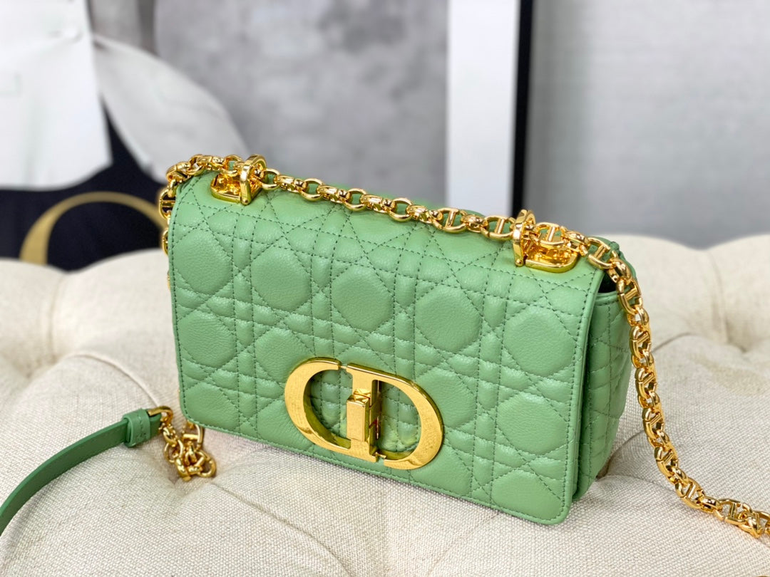 SMALL CARO BAG 20 LIGHT GREEN CALFSKIN mysite