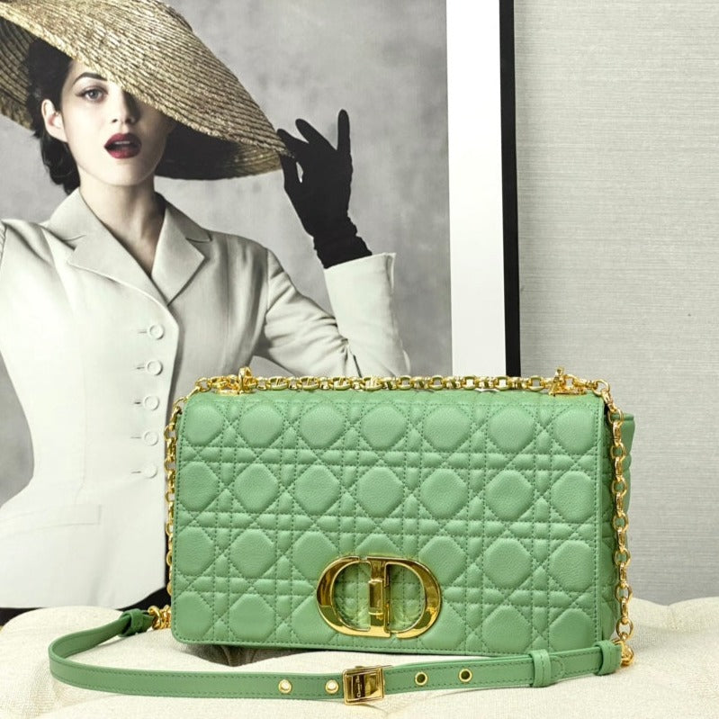 LARGE CARO BAG 28 LIGHT GREEN CALFSKIN mysite