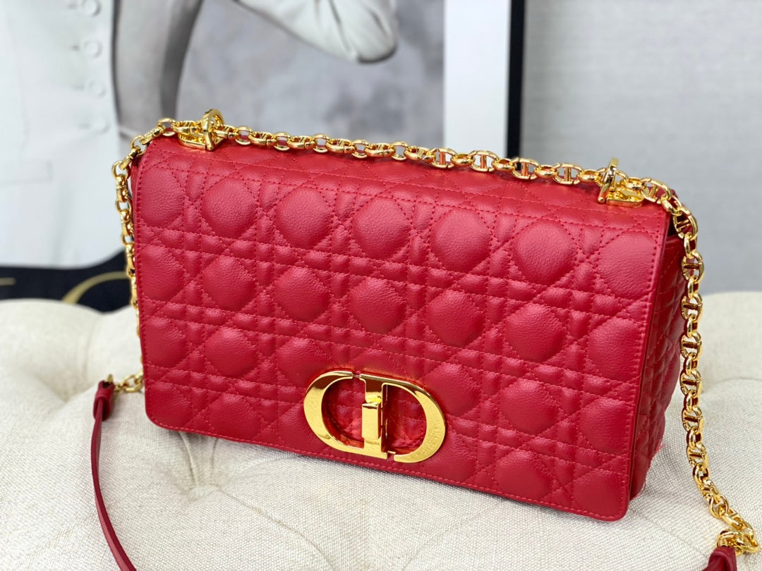 LARGE CARO BAG 28 RED CALFSKIN mysite