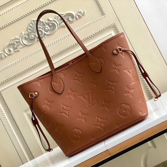 NEVERFULL MM 32 BROWN MONOGRAM EMPREINTE LEATHER mysite