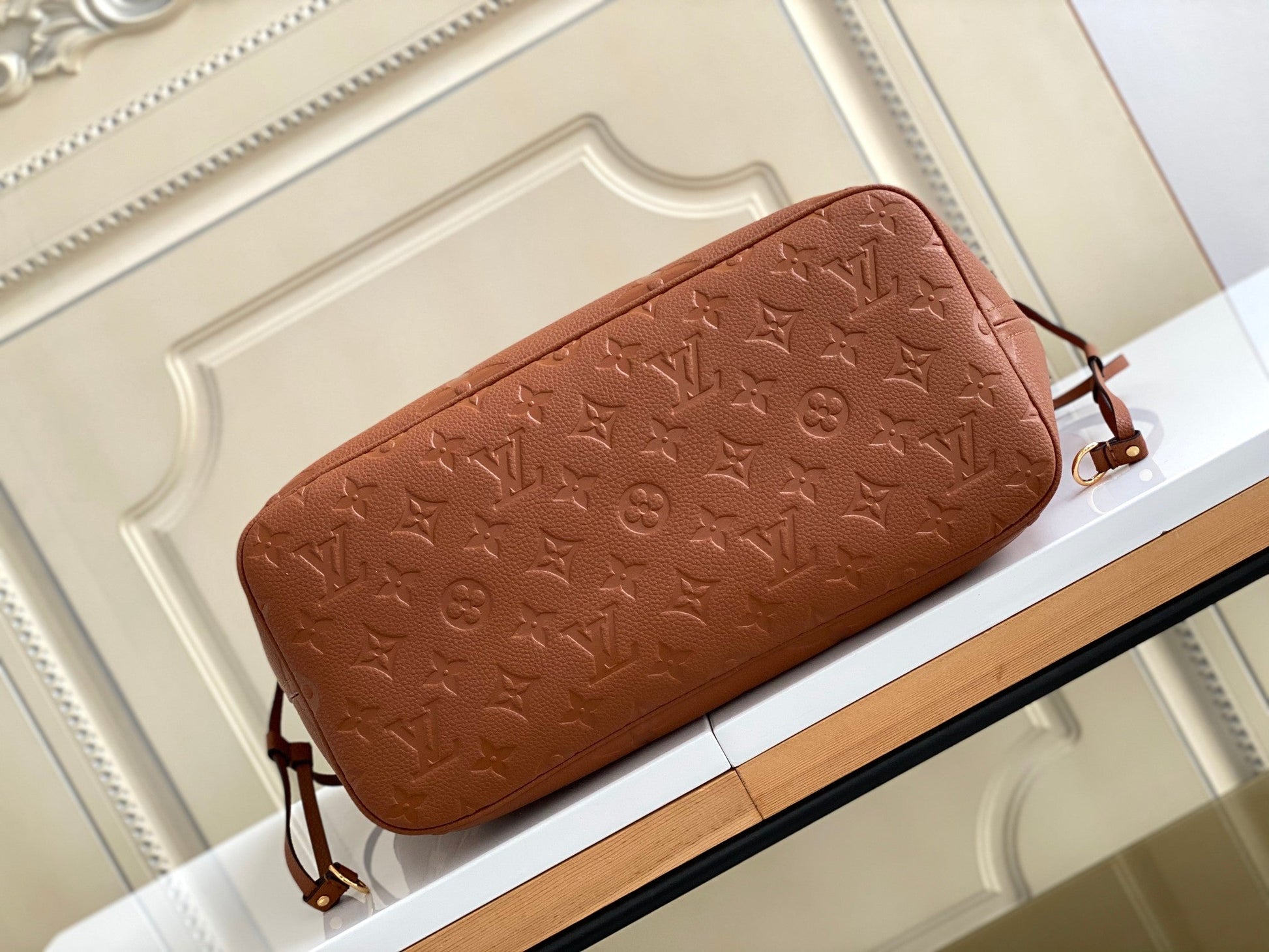 NEVERFULL MM 32 BROWN MONOGRAM EMPREINTE LEATHER mysite