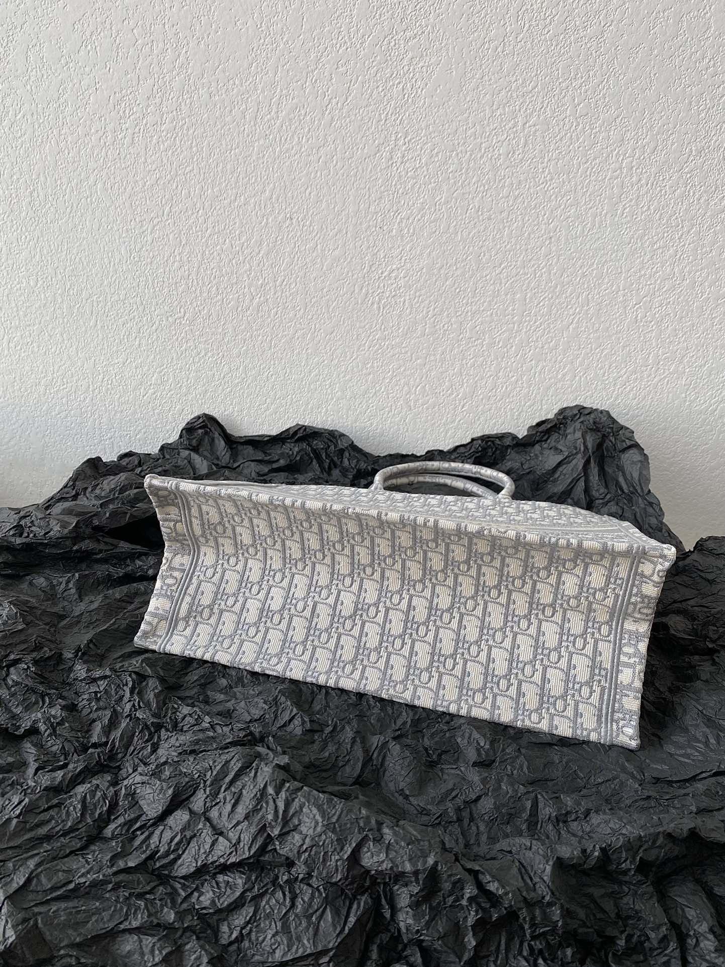 Large CD Book Tote 42cm Grey mysite