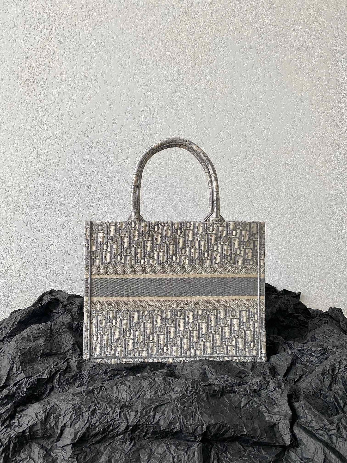 Medium CD Book Tote 36cm Grey mysite