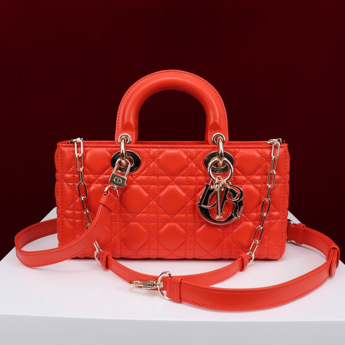 medium lady d-joy 26 red lambskin mysite