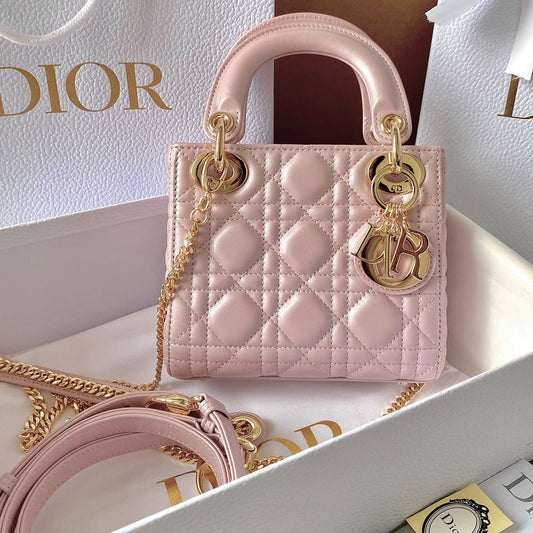 MINI LADY 17 MY ABC POWDER PINK LAMBSKIN mysite