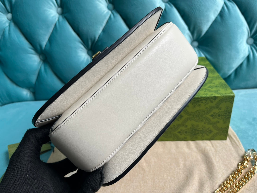 BLONDIE 23 TOP-HANDLE BAG WHITE CALFSKIN mysite