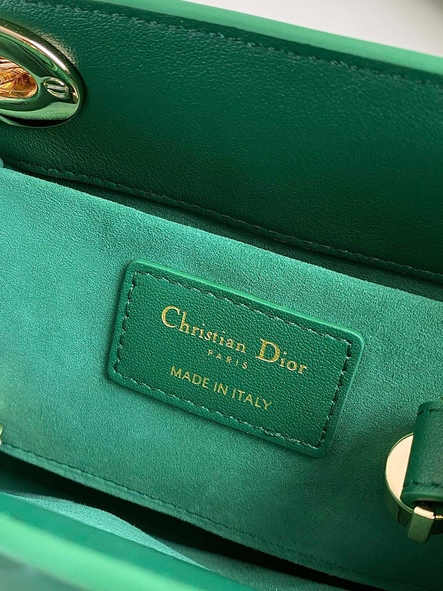 MINI LADY 19 IN FOREST GREEN LAMBSKIN mysite