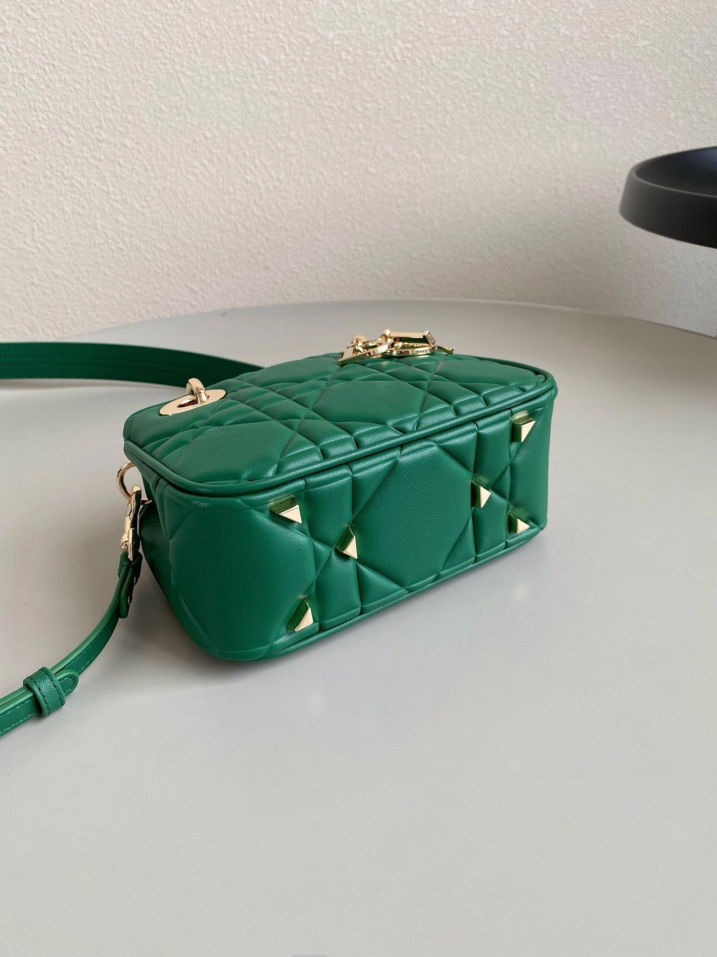 MINI LADY 19 IN FOREST GREEN LAMBSKIN mysite