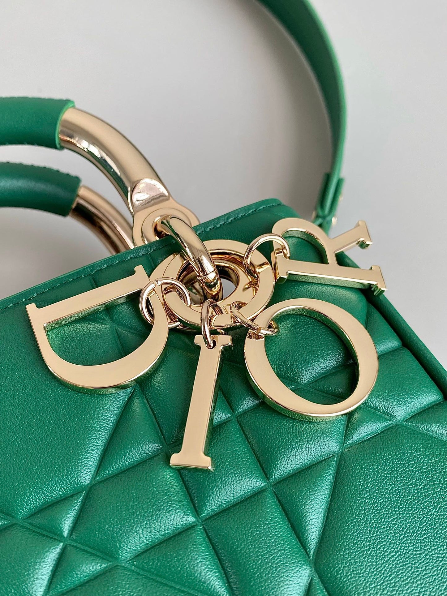 MINI LADY 19 IN FOREST GREEN LAMBSKIN mysite