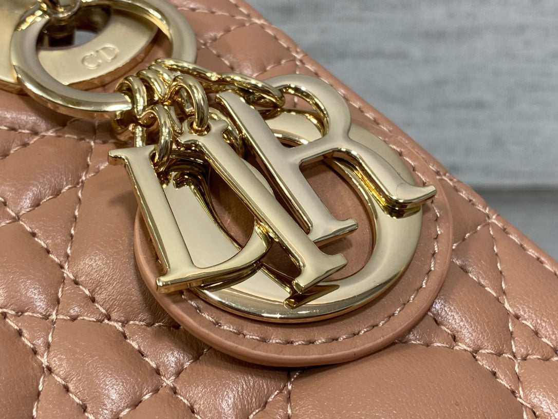 mini lady 17 pinkish brown lambskin mysite