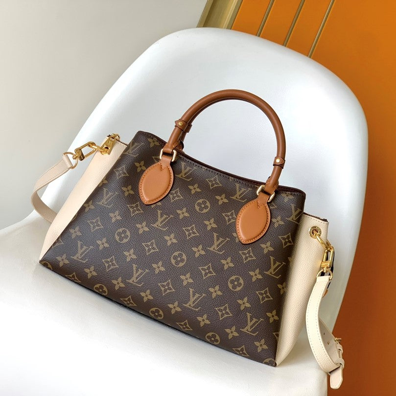 LV Opéra Handbag 36cm Brown White Monogram Canvas & Cowhide GHW mysite