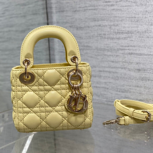 micro lady 12 yellow lambskin ghw mysite