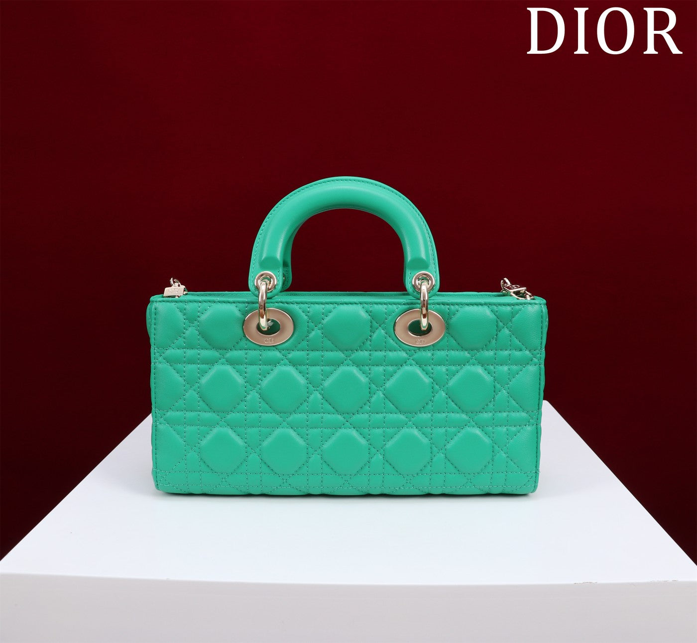 medium lady d-joy 26 jade green lambskin mysite