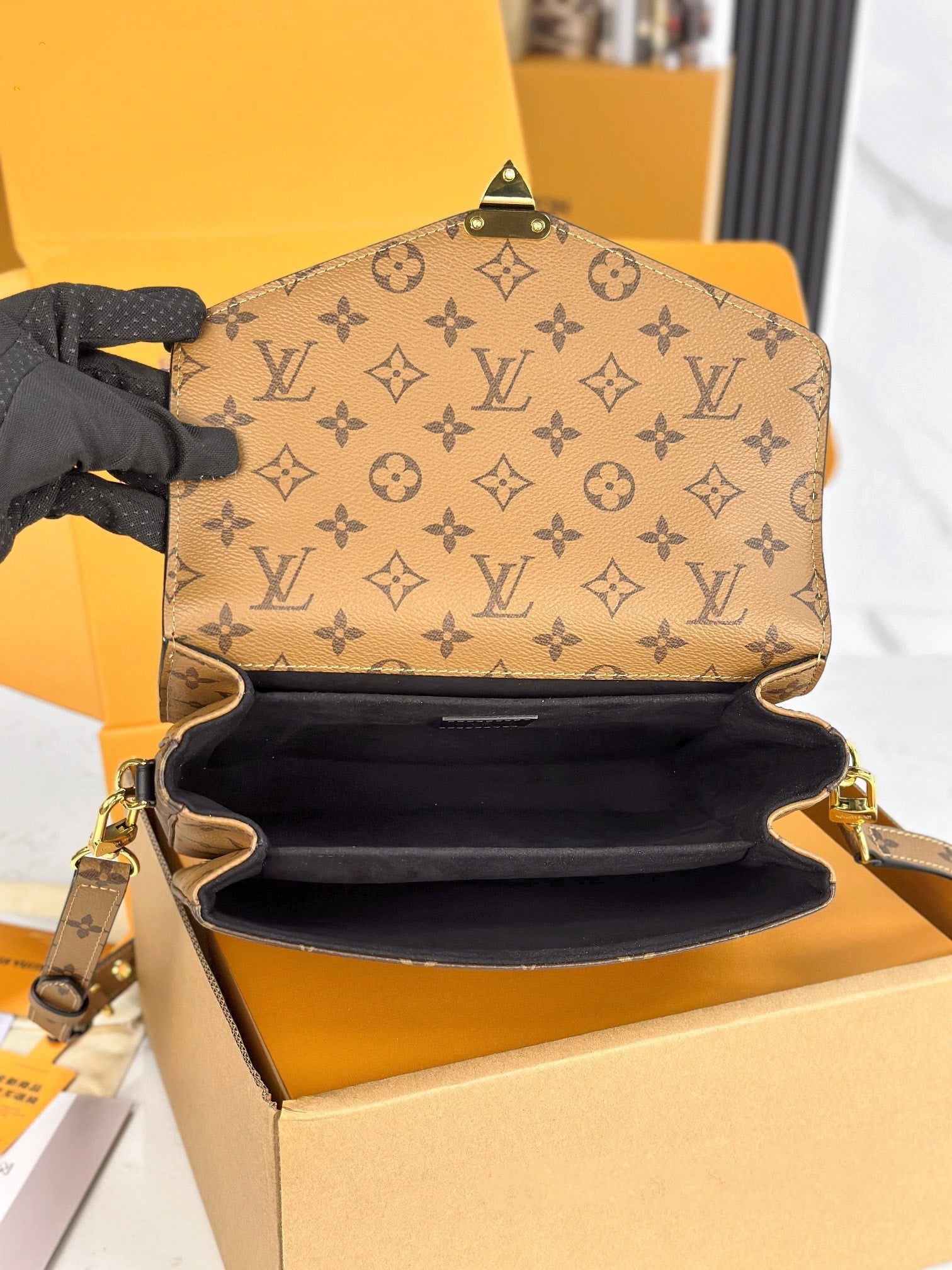 LV Pochette Metis Brown mix Ginger Brown Monogram Reverse Canvas 204264 mysite