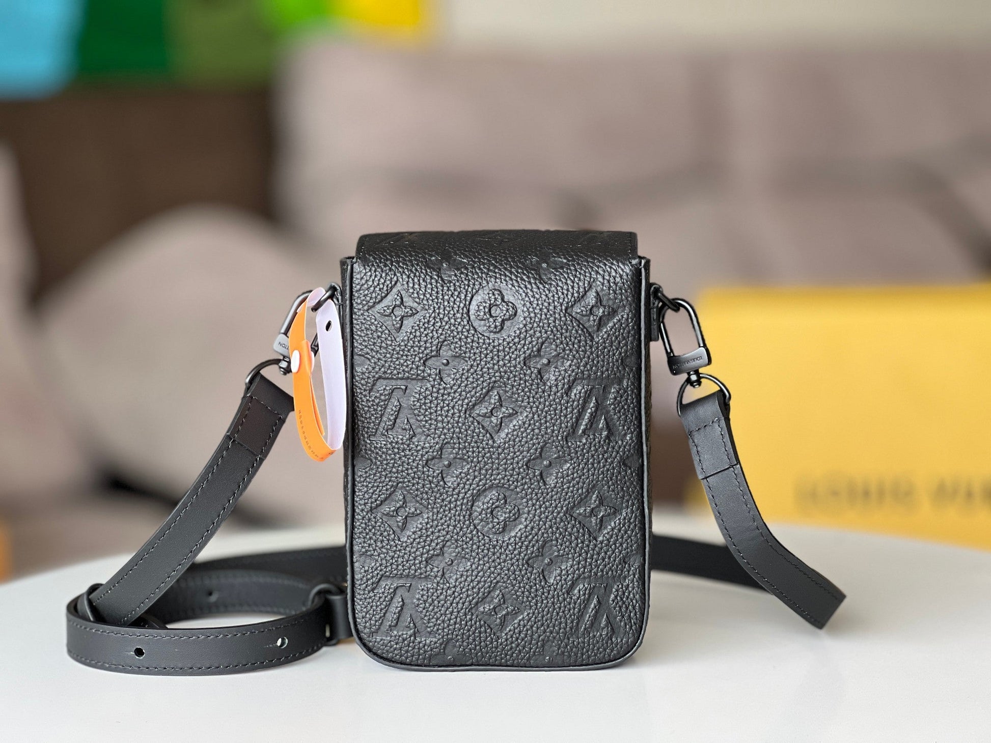 Lv S-Lock Vertical Wearable Wallet Black Taurillon Monogram Leather mysite