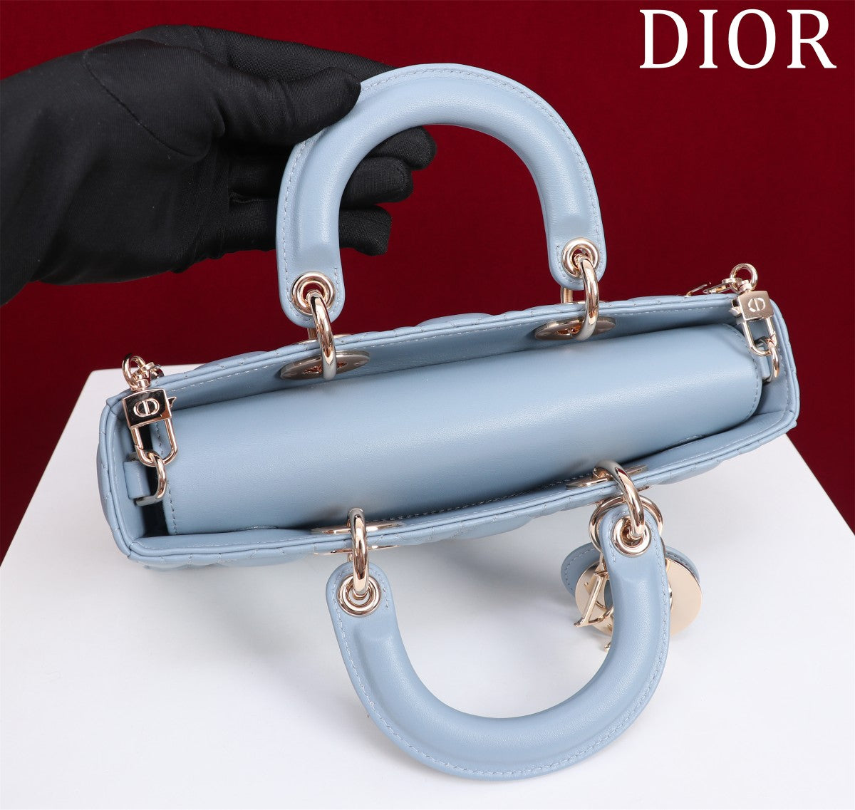 medium lady d-joy 26 cloud blue lambskin mysite