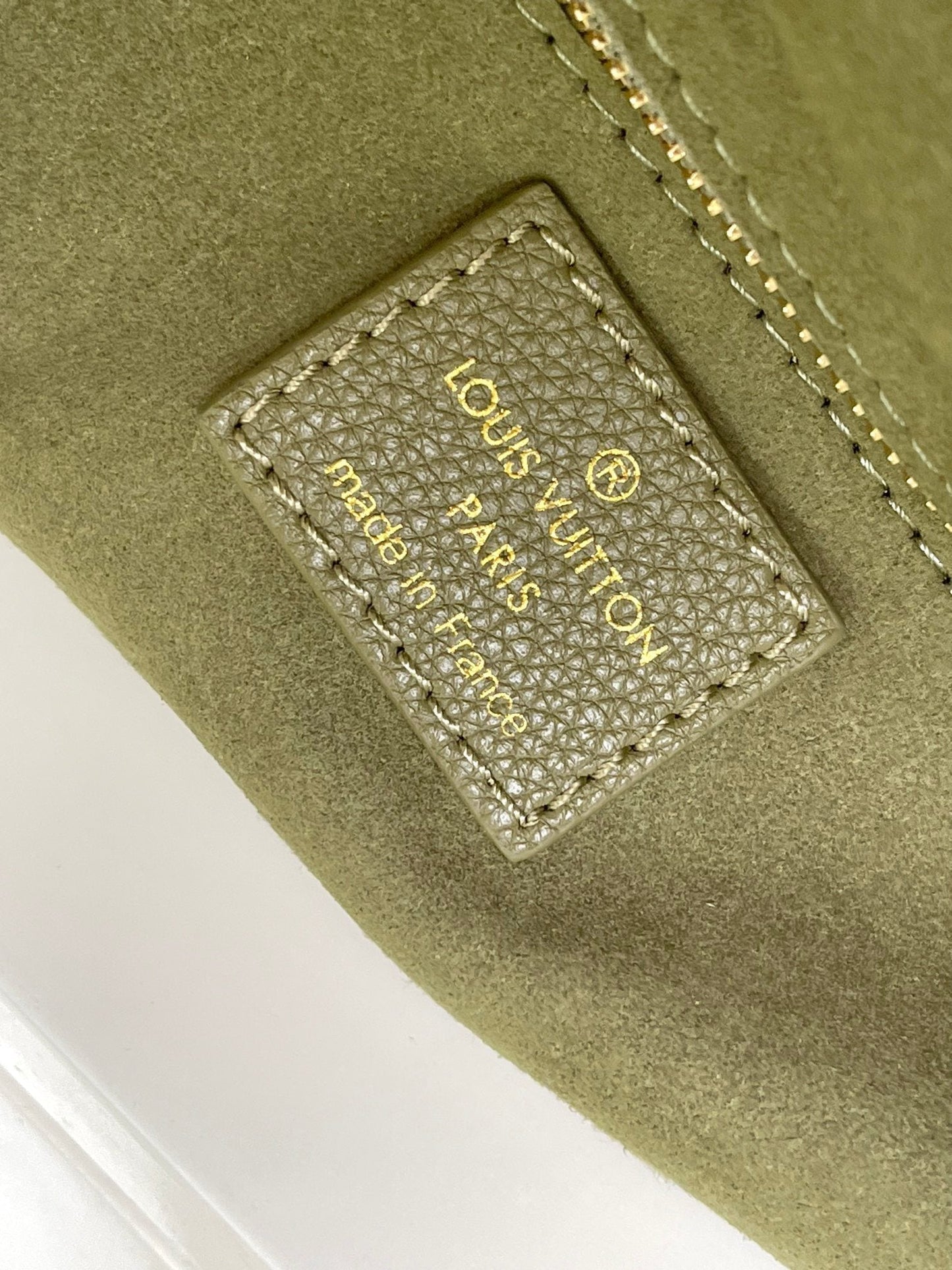 NEVERFULL MM 32 KHAKI CREAM MONOGRAM EMPREINTE LEATHER mysite