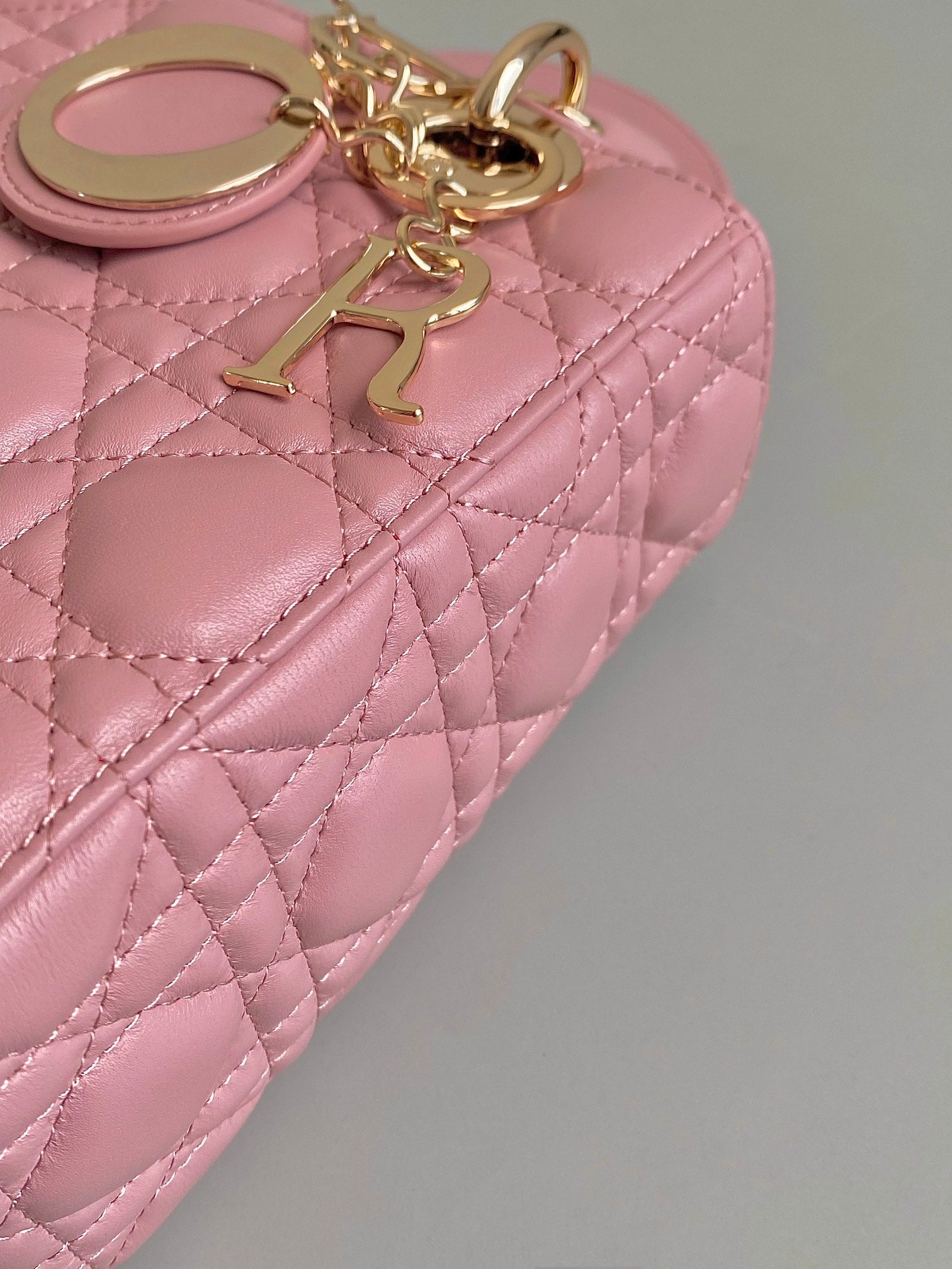 SMALL LADY 20 POWDER PINK LAMBSKIN mysite
