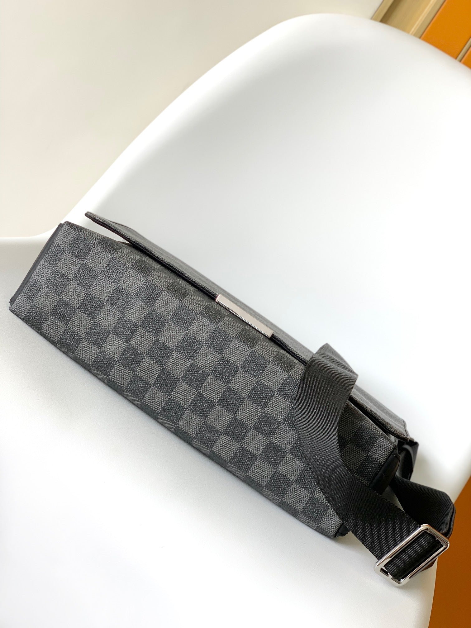 LV District PM Messenger 31cm Black Damier Graphite Canvas mysite