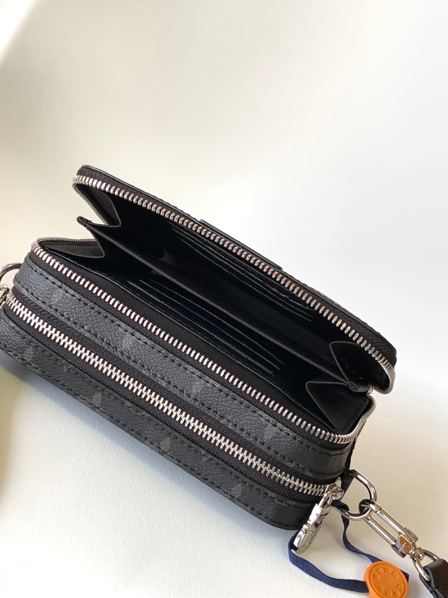 LV Alpha Wearable Wallet Black Monogram Canvas 268782 mysite