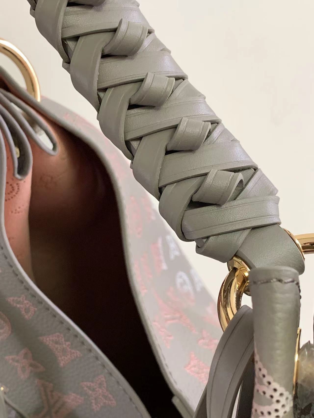 CARMEL 40 IN GRAY MONOGRAM GRADIENT PERFORATED CALFSKIN mysite