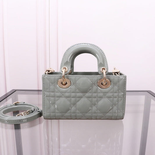 MICRO LADY D-JOY 16.5  ROCK GRAY LAMBSKIN mysite