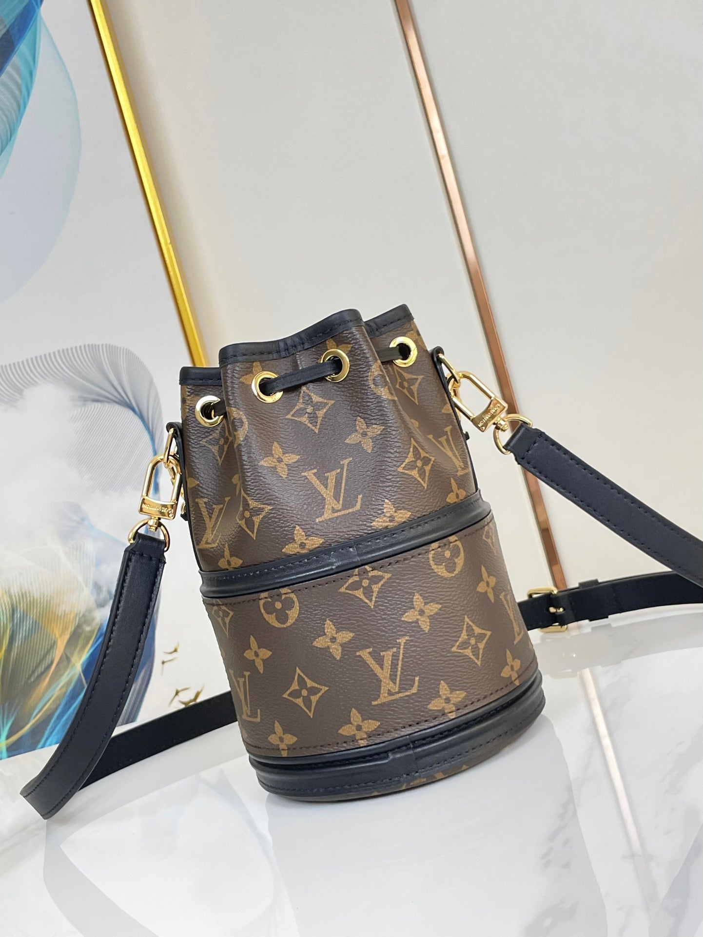 CANOÉ 20 IN BROWN MONOGRAM CANVAS GOLD HARDWARE mysite