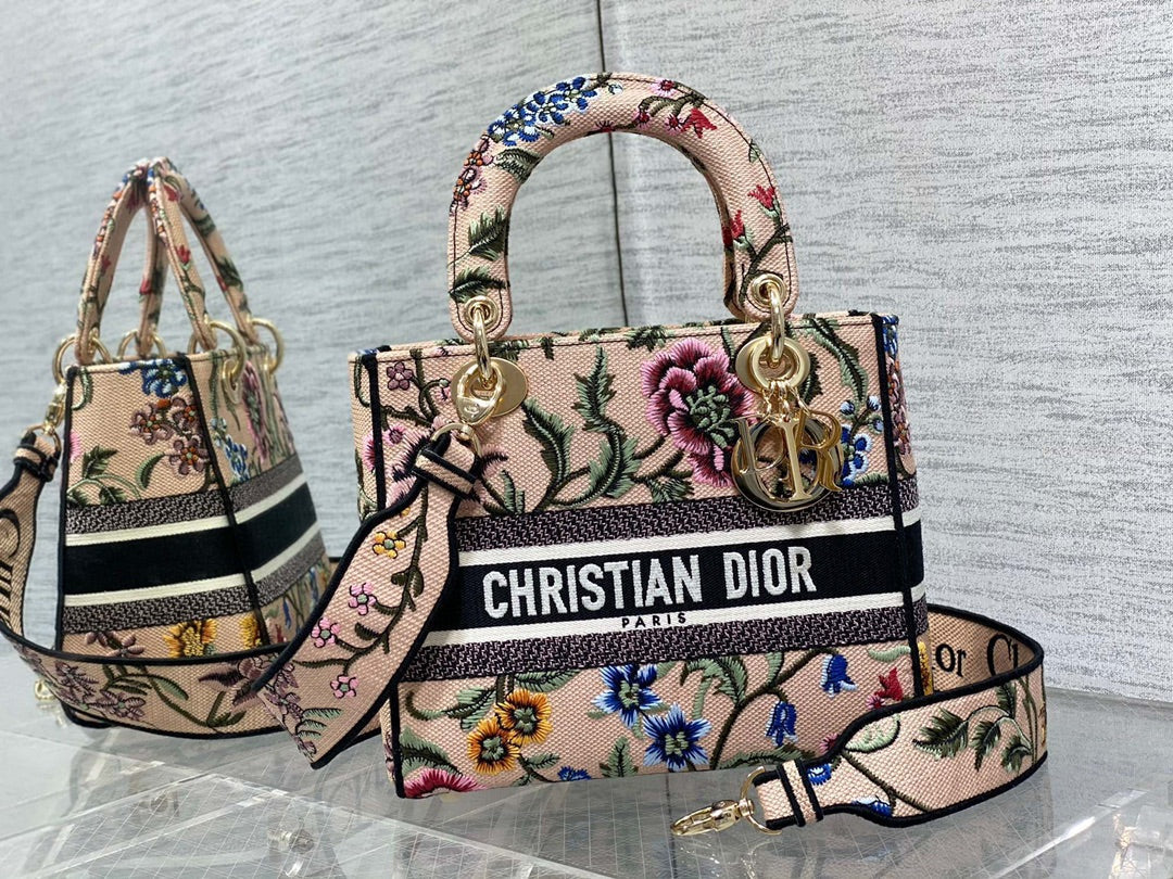 CD Floral Pollen 24 Lady Dior Bag Canvas 336648 mysite