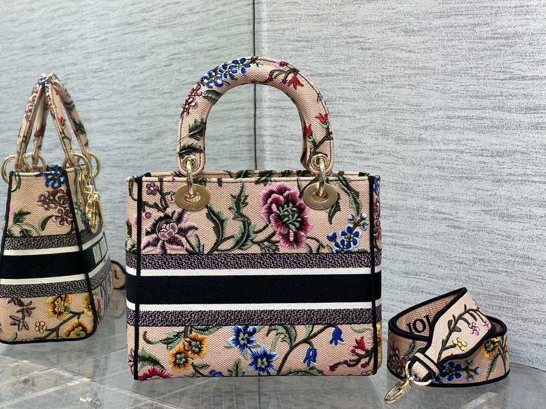 CD Floral Pollen 24 Lady Dior Bag Canvas 336648 mysite