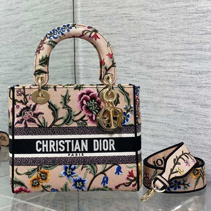 CD Floral Pollen 24 Lady Dior Bag Canvas 336648 mysite