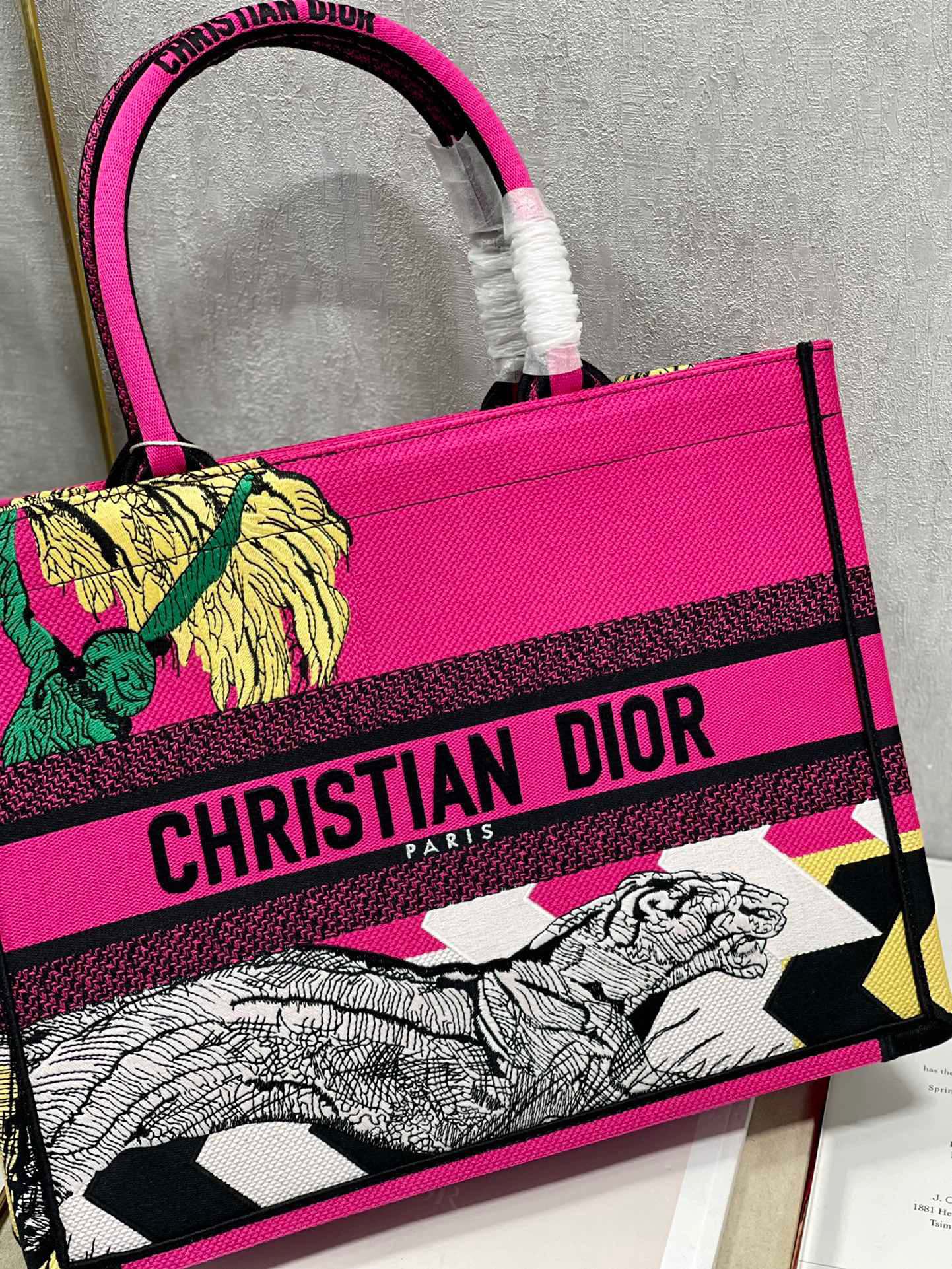 CD Pink Panther Book Tote 36cm Bag Canvas 336546 mysite