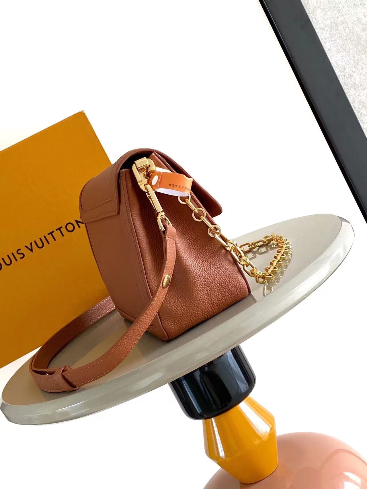 DAUPHINE SOFT MM 24 IN COGNAC CALFSKIN GOLD HARDWARE mysite
