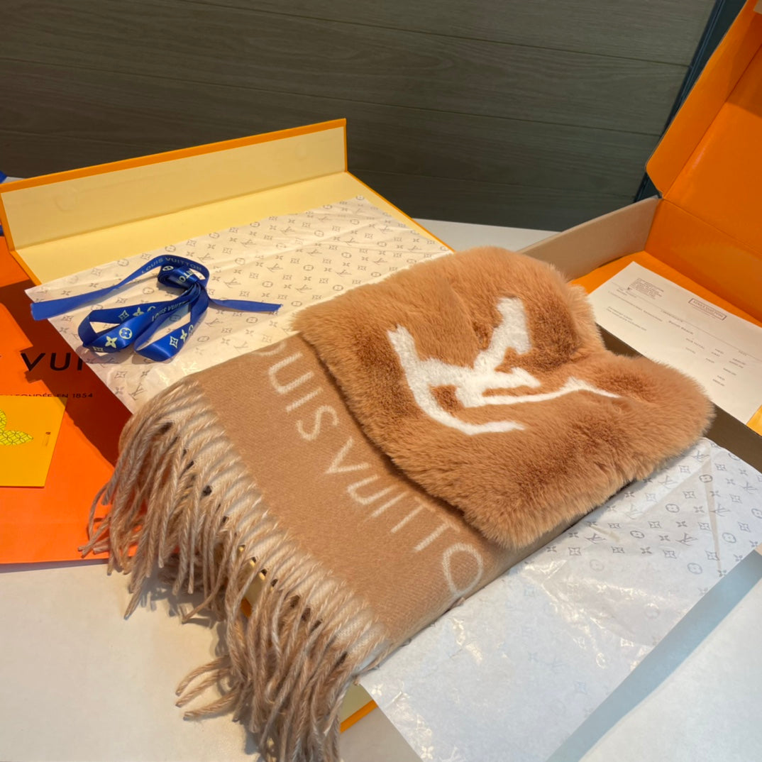 COLD REYKJAVIK SCARF 190 CM IN BUFF BEIGE CASHMERE 394494 mysite