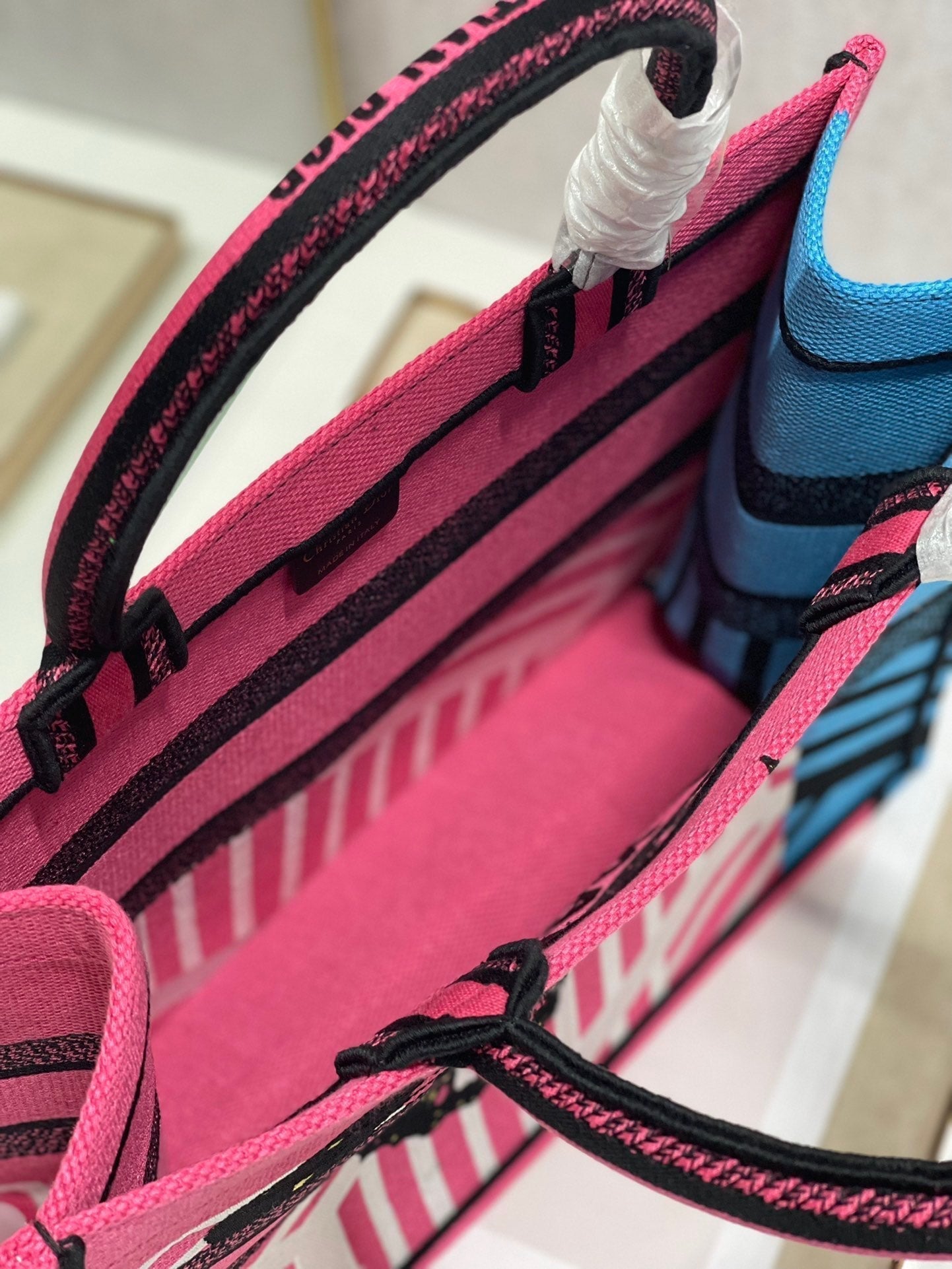 CD Colorful Butterfly Book Tote 36cm Bag Canvas 336531 mysite