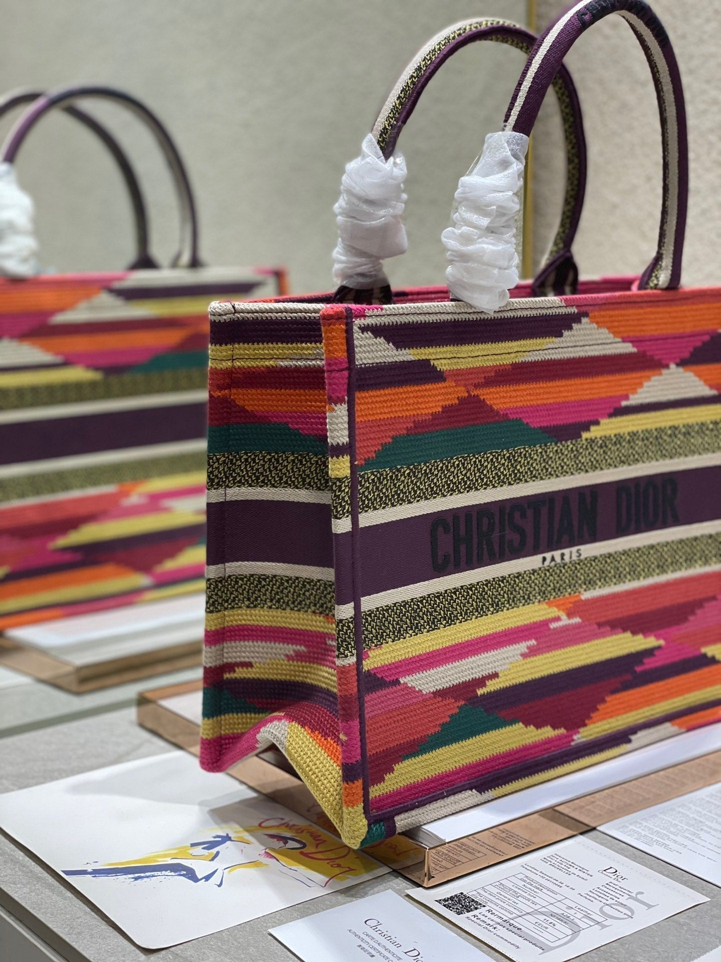 CD Electrical Rainbow Book Tote Bag Canvas 336540 mysite