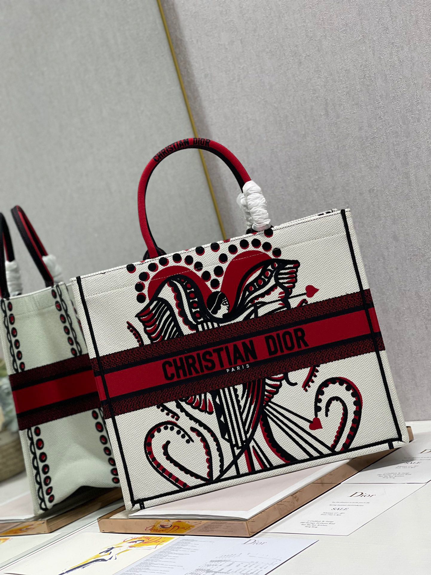 CD Heart-shaped Portrait Book Tote 42cm Bag Canvas 336573 mysite