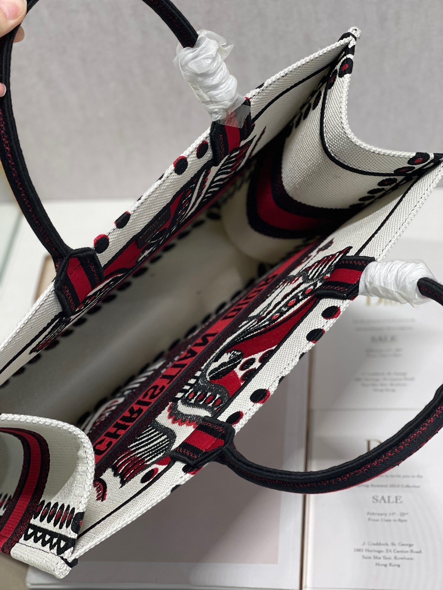 CD Heart-shaped Portrait Book Tote 42cm Bag Canvas 336573 mysite