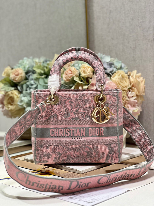 CD Old Foundation Tiger 24 Lady Dior Bag Canvas 336685 mysite