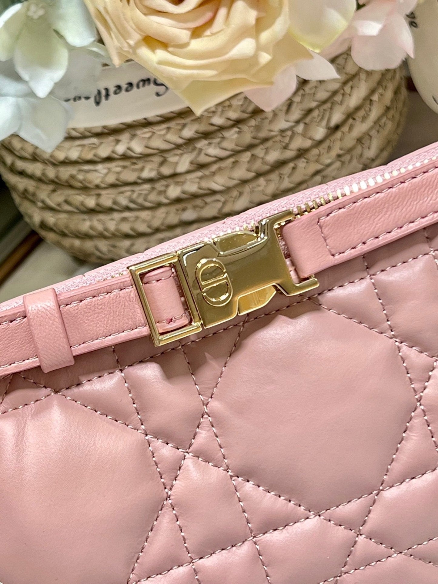 CD Medium Travel Nomad Clutch "Pink" Calfskin 336806 mysite