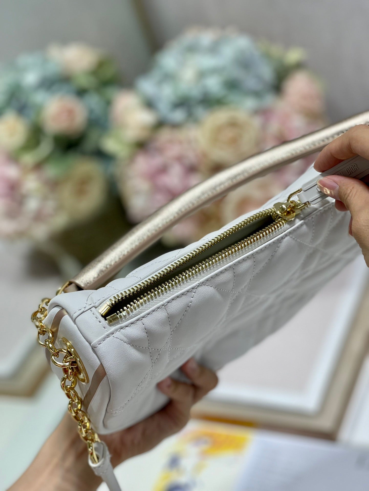 CD Dior Vibe Bag White Cowhide 336791 mysite