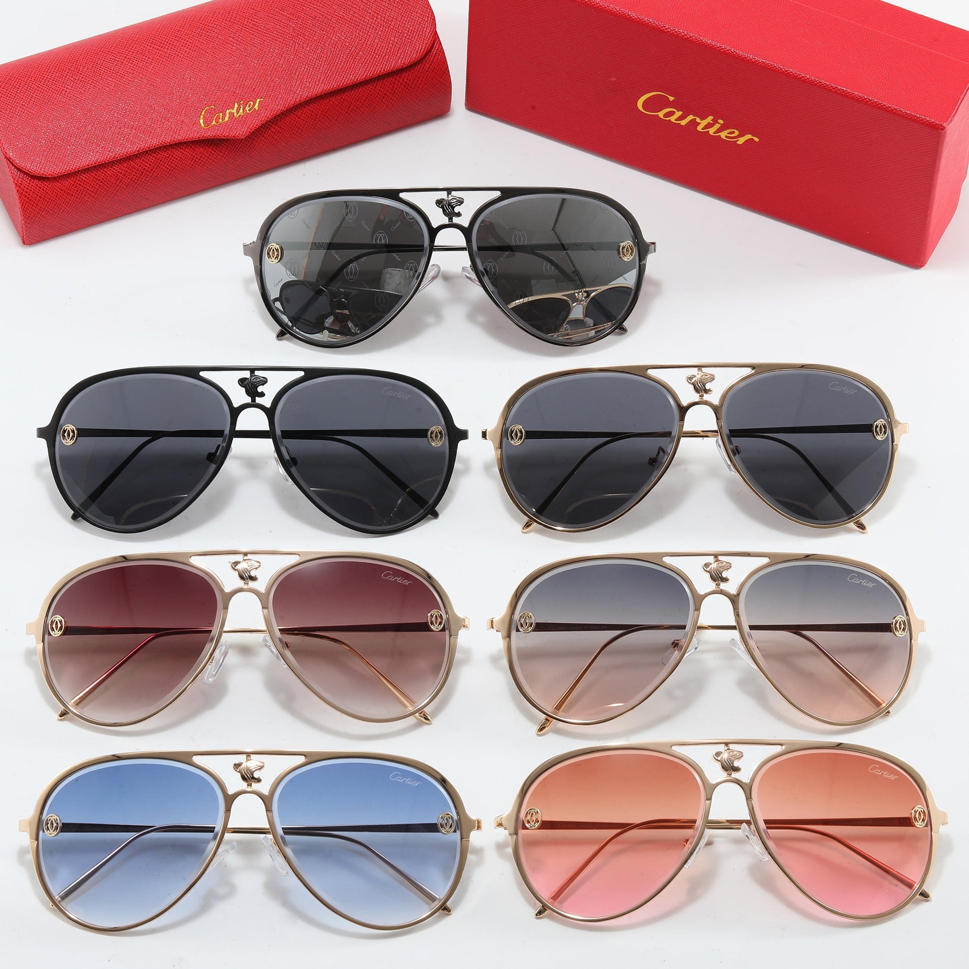 Fashion hot 7 color sunglasses 112782 Luxcases.shop